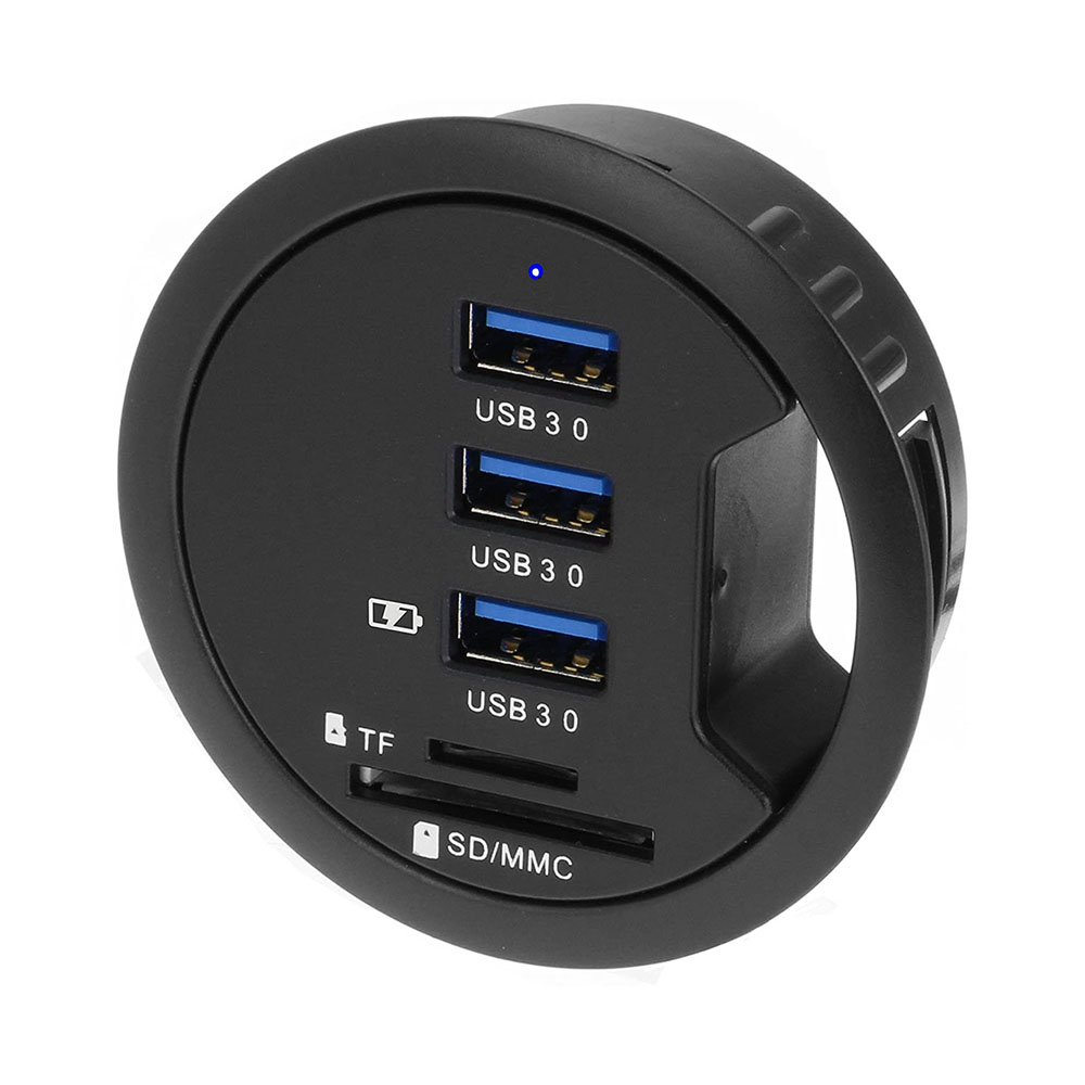 Usb Hub Gaming - อะแดปเตอร์ฮับ3.0 USB 3/4พอร์ตสำหรับชาร์จ USB ฮับ3.0พร้อมสเตอริโอภายนอกอะแดปเตอร์เครื่องเสียงคอมโบการ์ดรีดเดอร์ SD