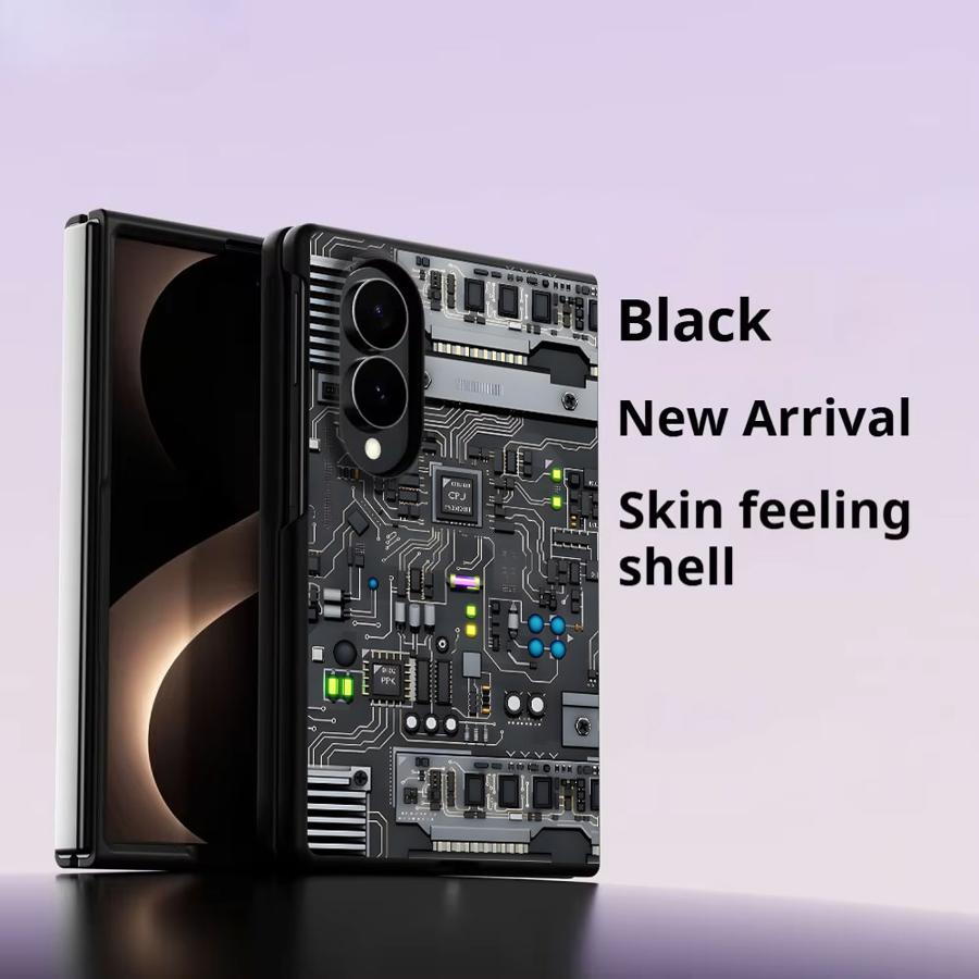 Pc Gaming Samsung - เคสโทรศัพท์หรูหราสีม่วงสำหรับเล่นเกม สำหรับ Samsung Galaxy Z Fold