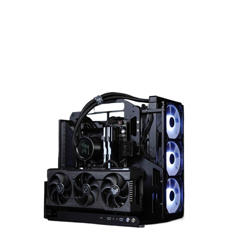 Pc Gaming Test - เคสคอมพิวเตอร์แบบเปิด ATX รองรับการ์ดจอ RTX 50 ซีรีส์
