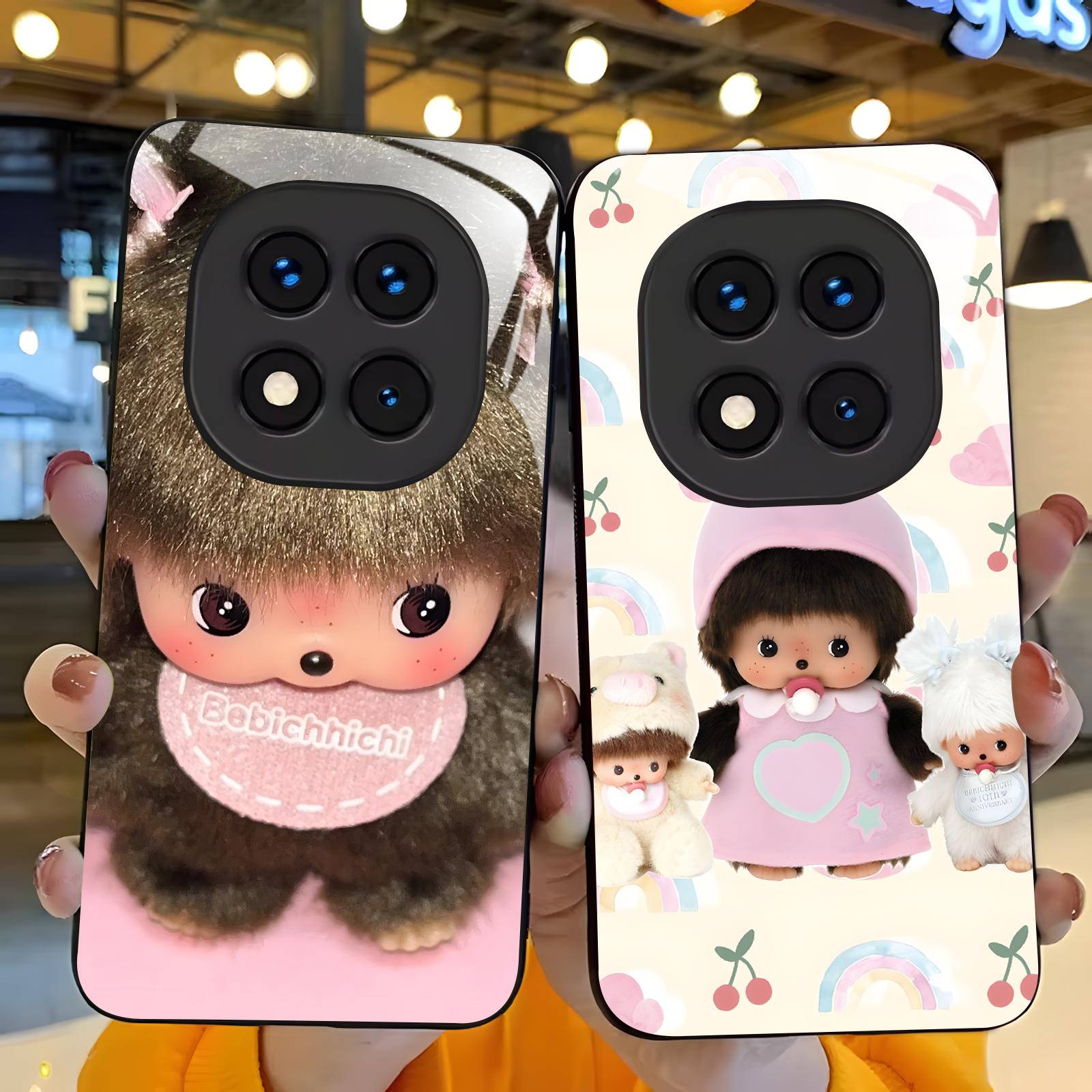Pc Case Tempered Glass - เคสโทรศัพท์ Monchhichi สำหรับ Redmi Note17 15