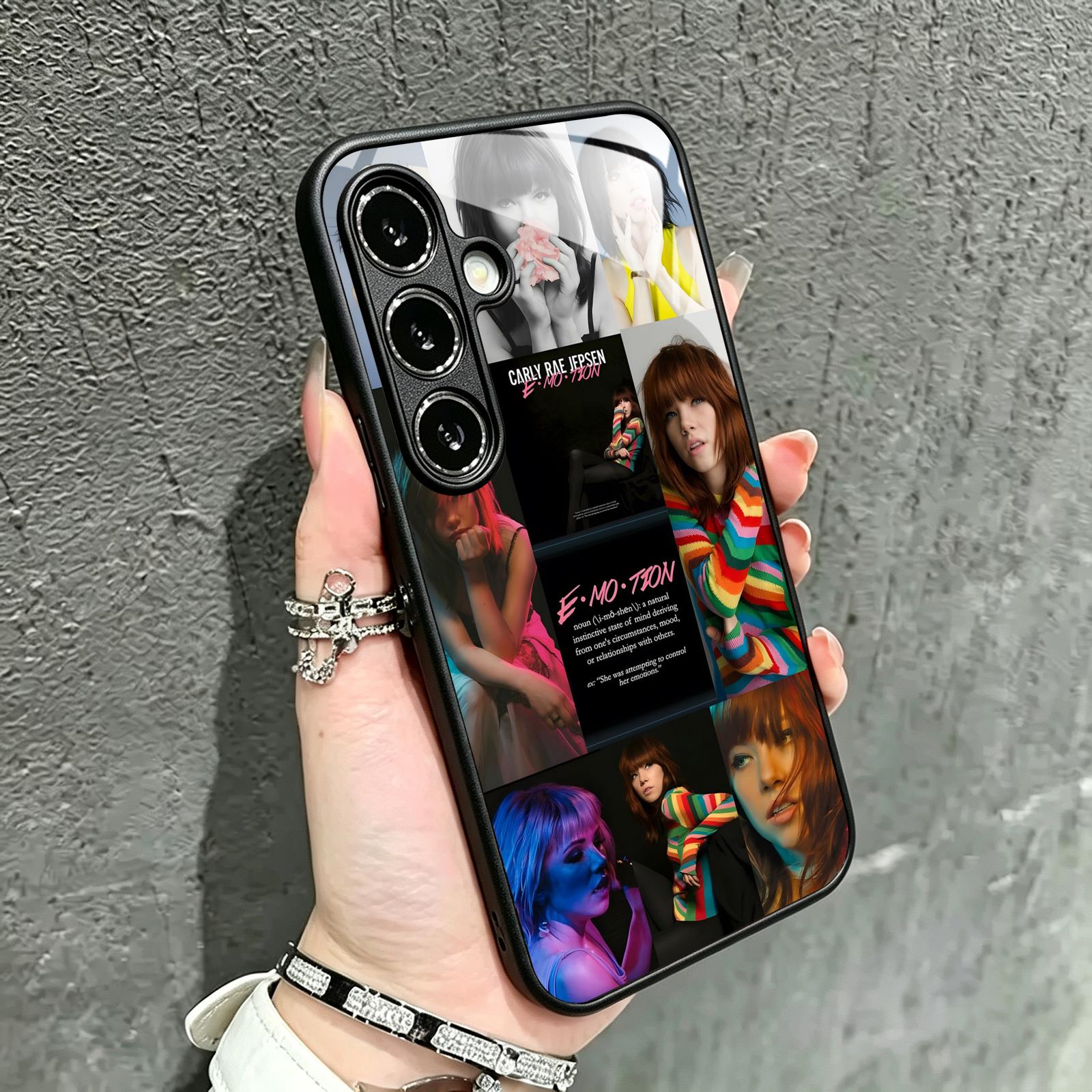 Pc Case Tempered Glass - เคสโทรศัพท์ลาย คาร์ลี เรย์ เจปเซน สำหรับ Samsung