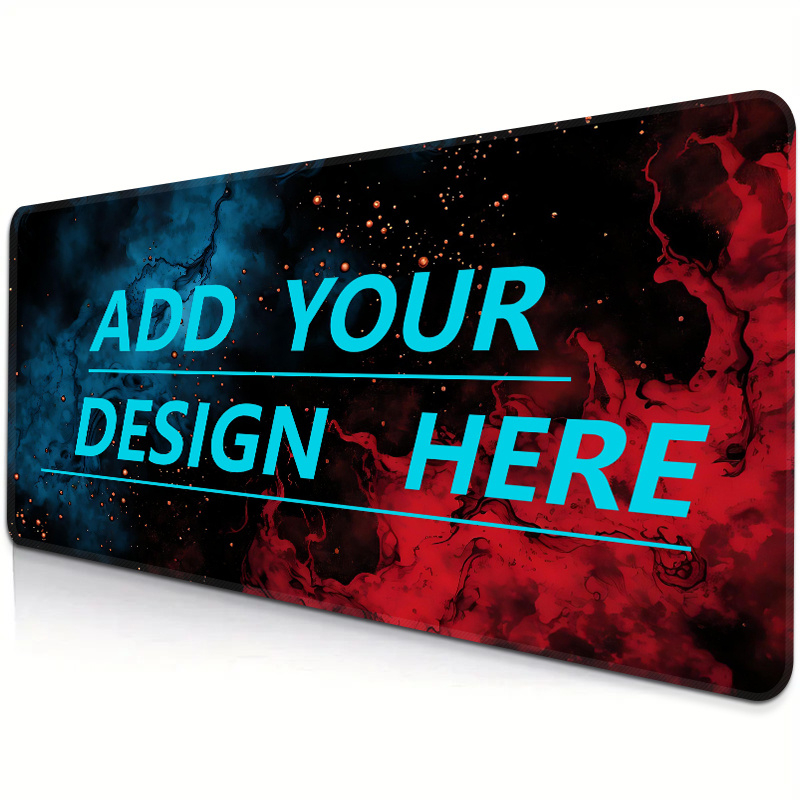 Pc Gaming Desk - แผ่นรองโต๊ะขนาดใหญ่สั่งทำพิเศษ พิมพ์ลายตามต้องการ แผ่นรองเมาส์สำหรับเล่นเกม ขอบเย็บยางกันลื่น แผ่นรองคีย์บอร์ด สำหรับพีซีและแล็ปท็อป