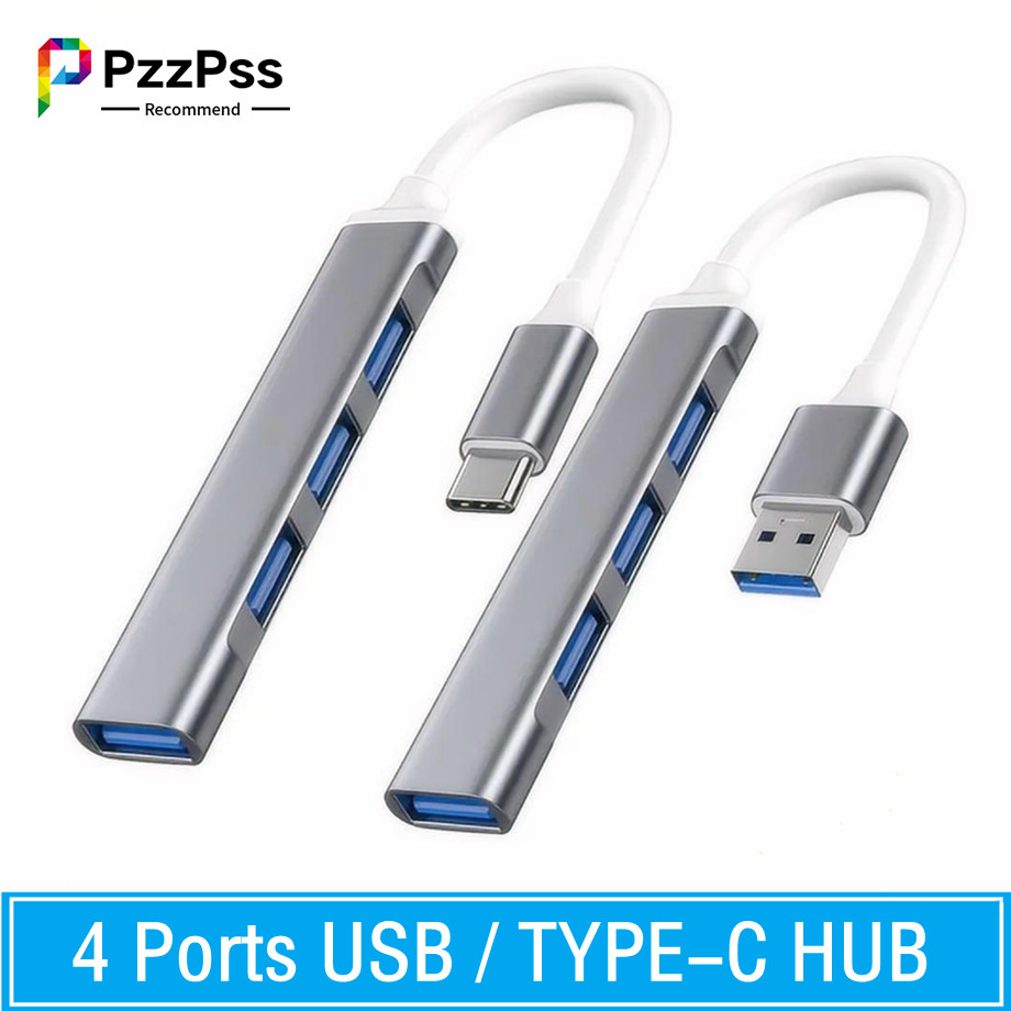 Usb Hub Gaming - อะแดปเตอร์ตัวแยกสัญญาณ USB 4พอร์ต3.0ชนิด C OTG สำหรับ