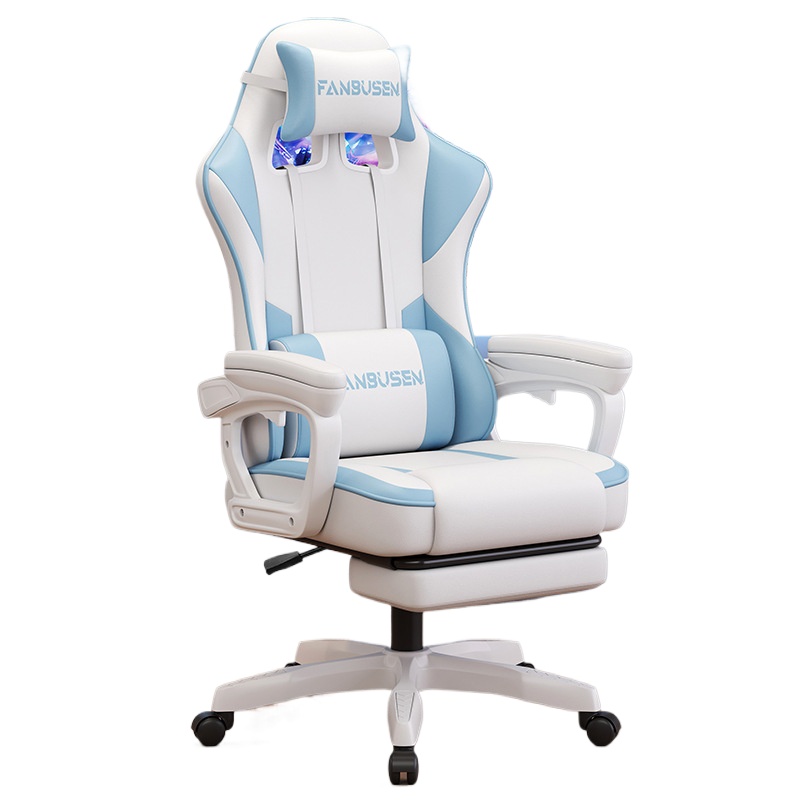 Pc Gaming Desk - เก้าอี้เกมมิ่งสำหรับโต๊ะคอมพิวเตอร์ เก้าอี้สำนักงานตามหลักสรีรศาสตร์สำหรับเกมเมอร์ ปรับความสูงได้ เก้าอี้คอมพิวเตอร์สไตล์รถแข่ง สำหรับหอพัก ทันสมัย