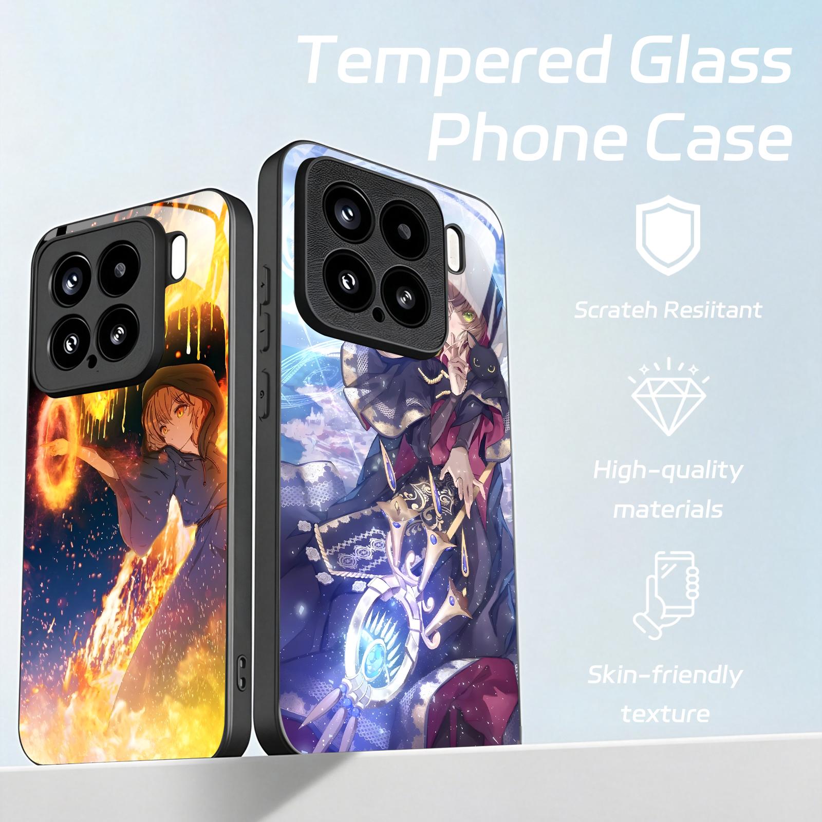 Pc Case Tempered Glass - เคสโทรศัพท์ลายอนิเมะ Silent Witch สำหรับ Xiaomi 17