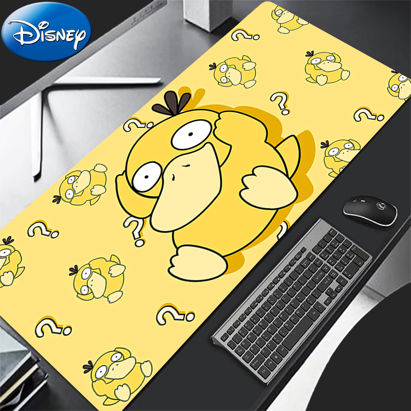 Pc Gaming Lounge - แผ่นรองเมาส์สำหรับเล่นเกม P-Pokemon Psyduck 90x40 ซม. อนิเมะ