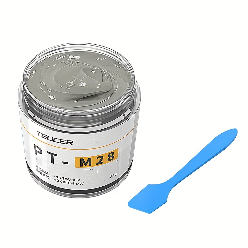 Thermal Paste - 1 ชิ้นของซิลิโคนนำความร้อนแบบเทอร์มอล สำหรับระบายความร้อน, ซิลิโคนระบายความร้อนสำหรับเดสก์ท็อปและแล็ปท็อป