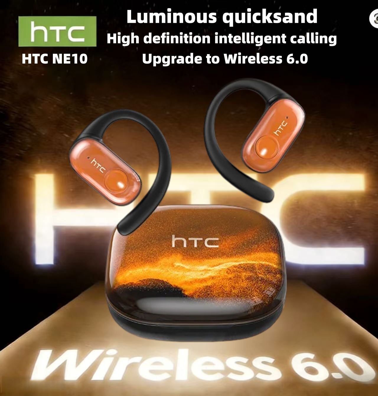 Pc Gaming Apple - หูฟังบลูทูธ HTC NE10 Nightlight Flow Sand