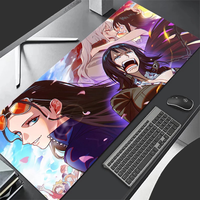 Pc Gaming Lounge - แผ่นรองเมาส์ลายอนิเมะสาวญี่ปุ่นสุดเซ็กซี่ สีม่วง สำหรับเกมเมอร์ แผ่นรองเมาส์น่ารัก ลาย O-one