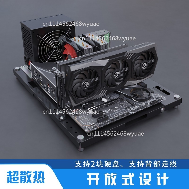 Pc Gaming Test - แท่นทดสอบคอมพิวเตอร์แบบเปิด ATX MATX สำหรับประกอบเอง โครงคอมพิวเตอร์แบบเปิดสำหรับเล่นเกม