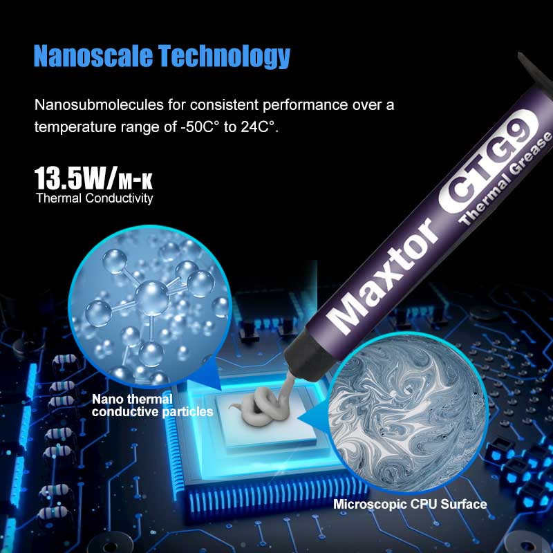 แม็กซ์ทอร์ CTG9 1g 2g 4g 8g ซิ - Thermal Paste บทวิจารณ์และราคา