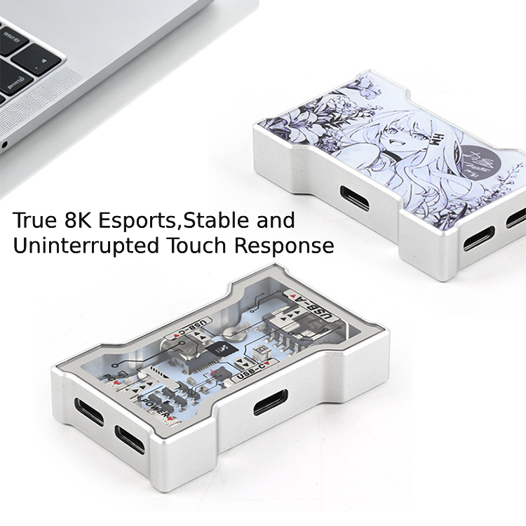 RGB USB Hub 2 อินพุต 3 เอาต์พุ - Usb Hub Gaming บทวิจารณ์และราคา