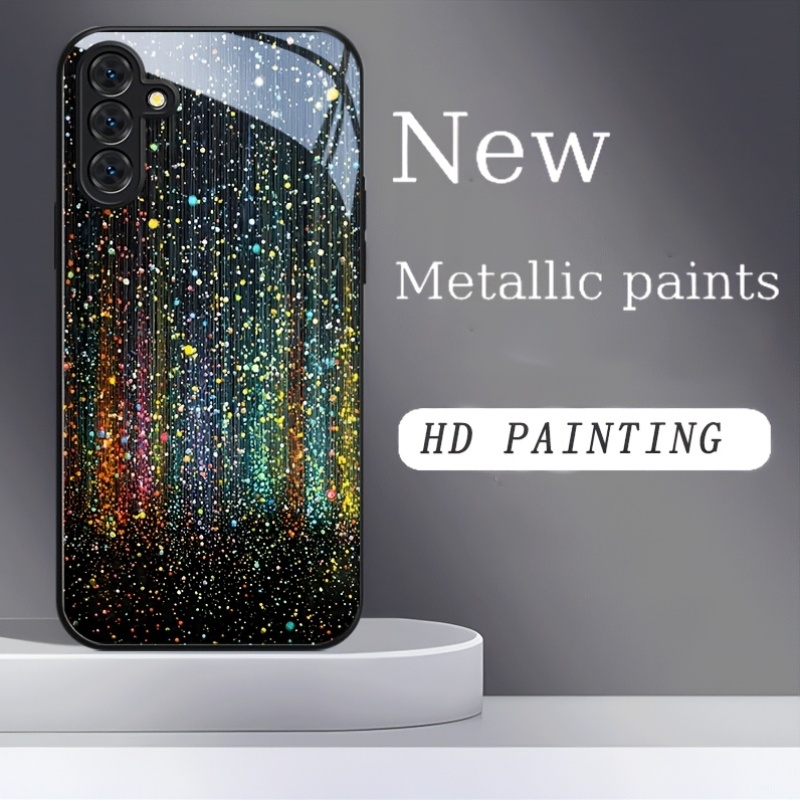 เคสโทรศัพท์กระจกนิรภัยเคลือบสี - Pc Case Tempered Glass บทวิจารณ์และราคา