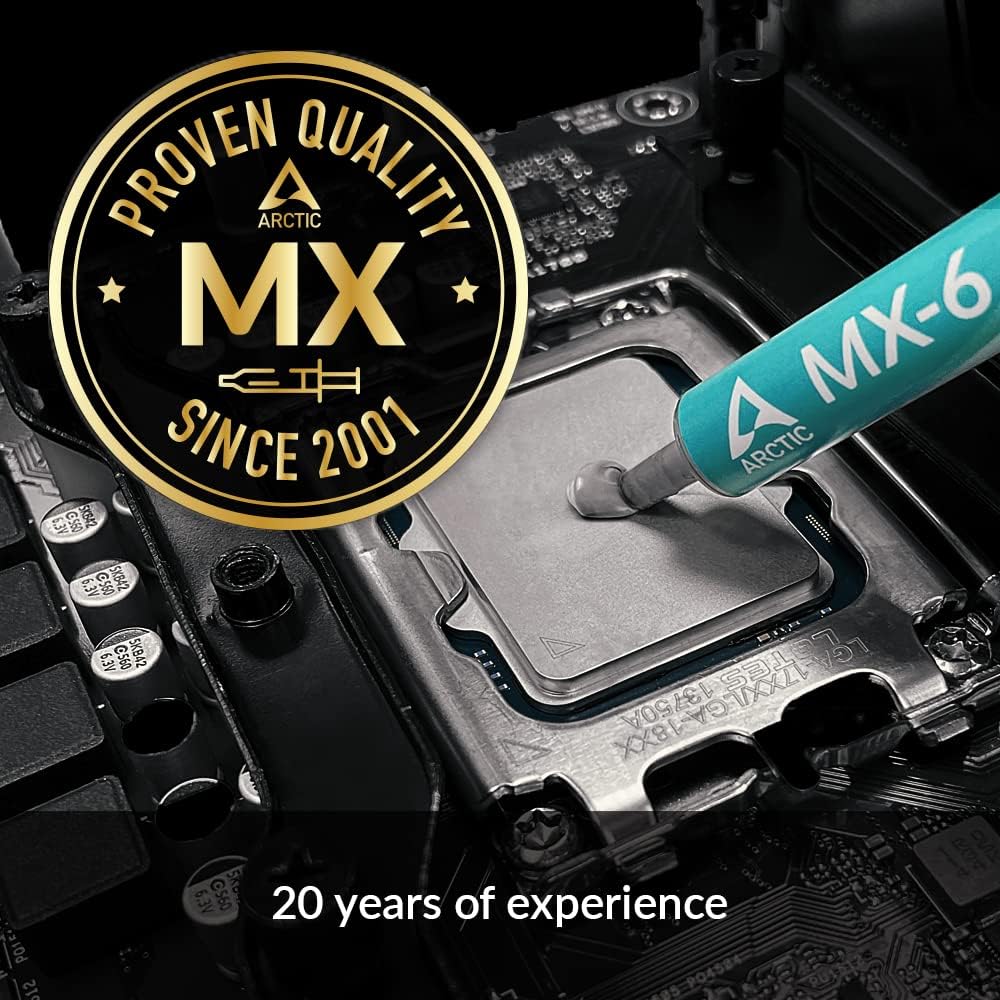 ARCTIC MX-6 (2g/4g/8g) ซิลิโคน - Thermal Paste บทวิจารณ์และราคา