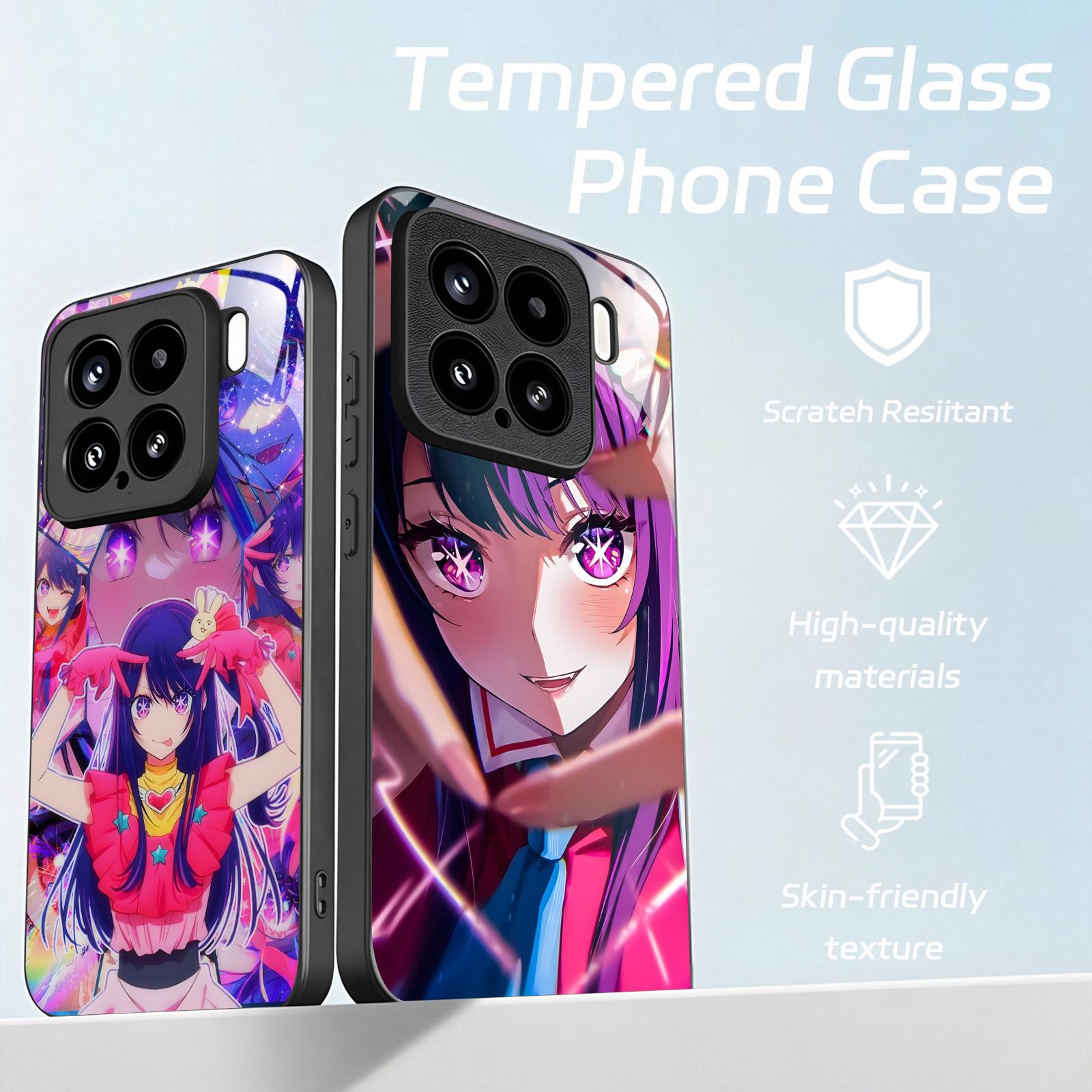 เคสโทรศัพท์ลายอนิเมะ Oshi no K - Pc Case Tempered Glass บทวิจารณ์และราคา