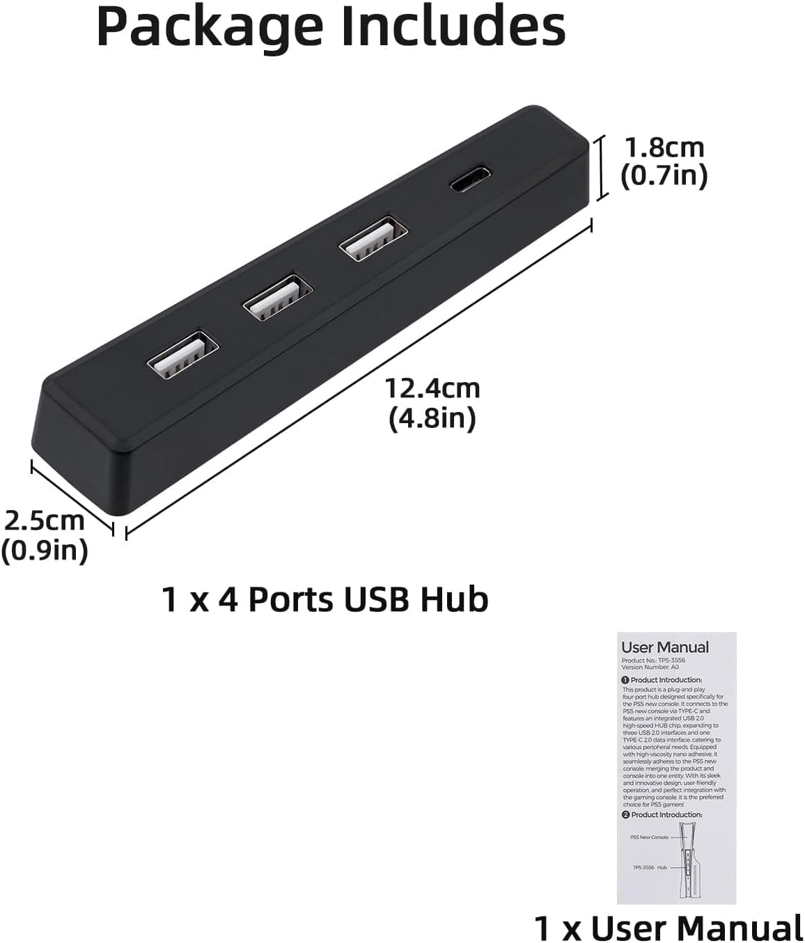 ฮับ USB 4พอร์ตสำหรับ PS5แผ่นดิ - Usb Hub Gaming บทวิจารณ์และราคา