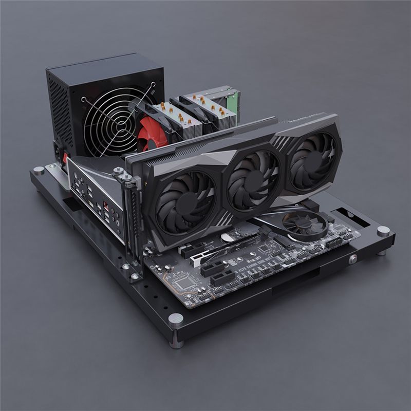 แท่นวางคอมพิวเตอร์แบบเปิดสำหรั - Pc Gaming Test บทวิจารณ์และราคา
