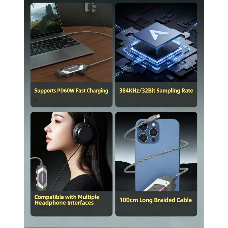 PIVA DS6 Pro 6-in-1 Gaming Doc - Usb Hub Gaming บทวิจารณ์และราคา