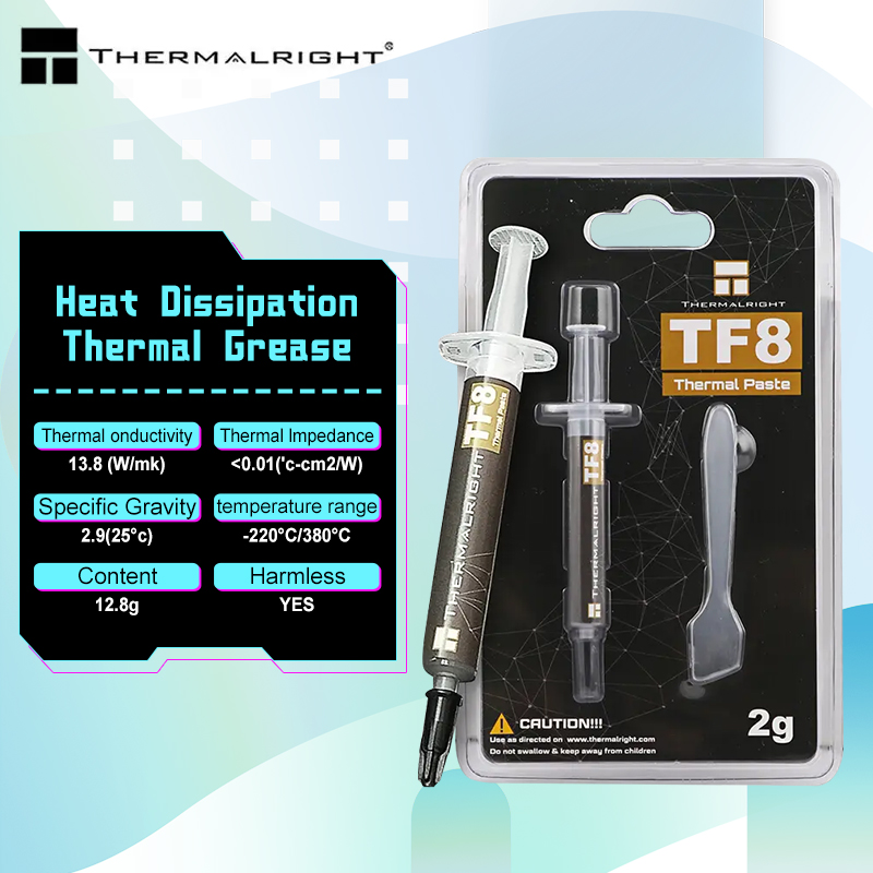 Thermalright TF8 2G/5.8G/12.8G - Thermal Paste บทวิจารณ์และราคา
