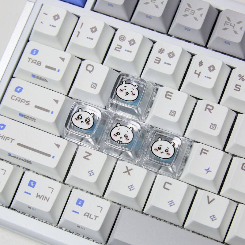 ชิคาวะ 4 ชิ้น คีย์แคปแบบโปร่งแ - Pc Gaming Lounge บทวิจารณ์และราคา