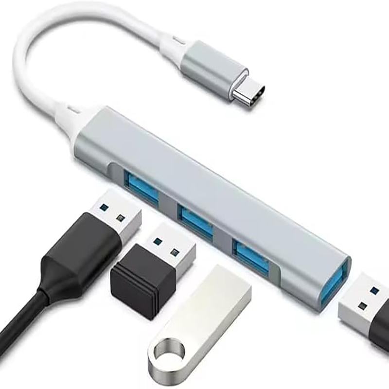 อะแดปเตอร์ USB ฮับแบบ C 4 พอร์ - Usb Hub Gaming บทวิจารณ์และราคา