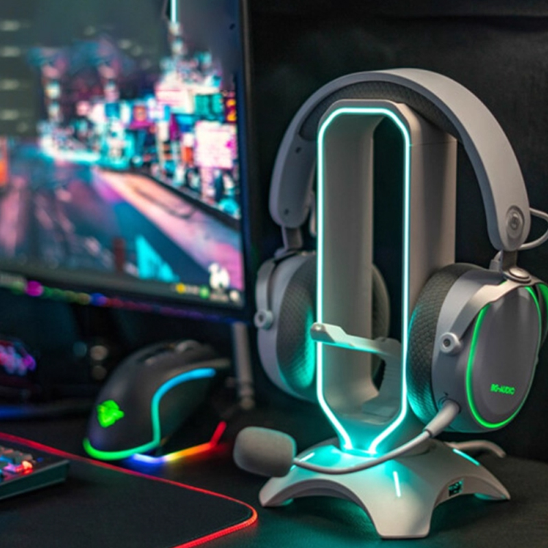 ขาตั้งหูฟังเกมมิ่ง RGB พร้อมที - Mouse Bungee Holder บทวิจารณ์และราคา