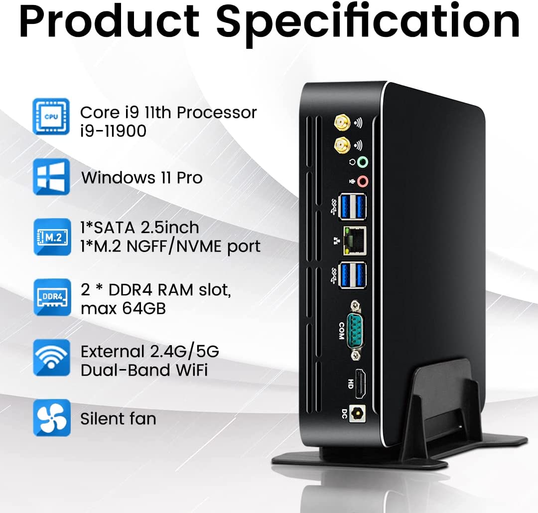 Partaker มินิพีซี Intel Gen 11 - Pc Gaming Intel Core I5 บทวิจารณ์และราคา