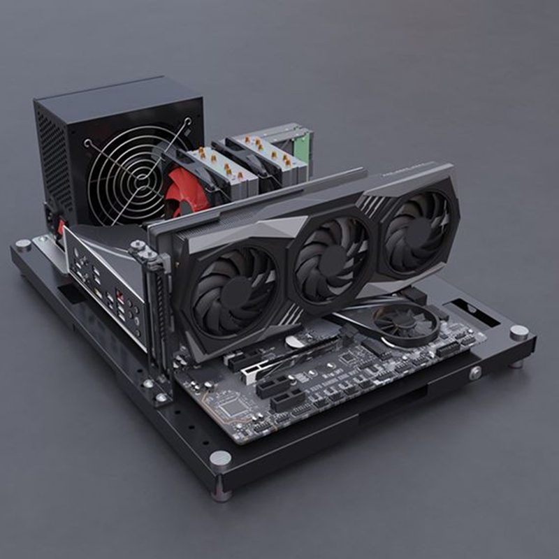 เคสคอมพิวเตอร์แบบเปิดสำหรับทดส - Pc Gaming Test บทวิจารณ์และราคา