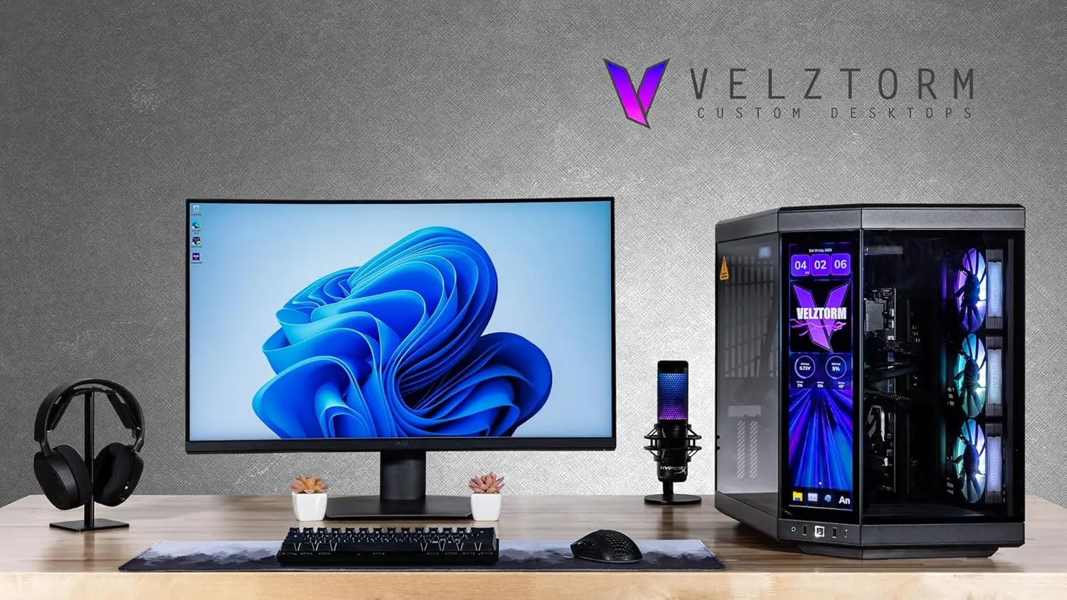 Velztorm LCD สีดำ Praetix ประก - Pc Gaming Y70 บทวิจารณ์และราคา