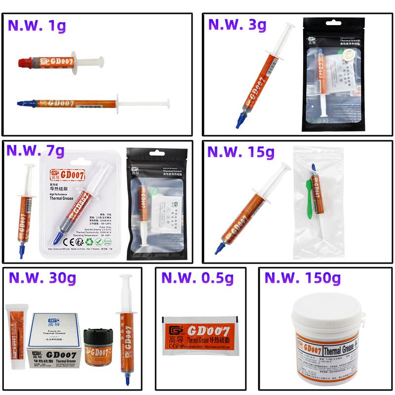 GD007 จาระบีความร้อนวางพลาสเตอ - Thermal Paste บทวิจารณ์และราคา