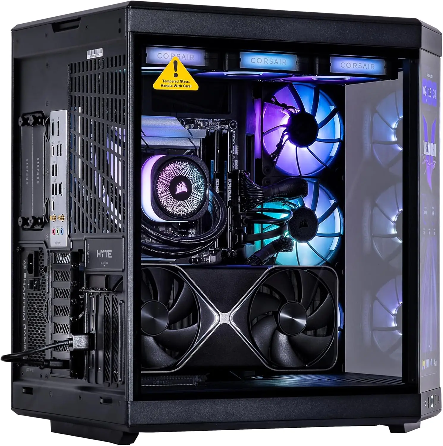 Velztorm LCD สีดำ Praetix คอมพ - Pc Gaming Y70 บทวิจารณ์และราคา