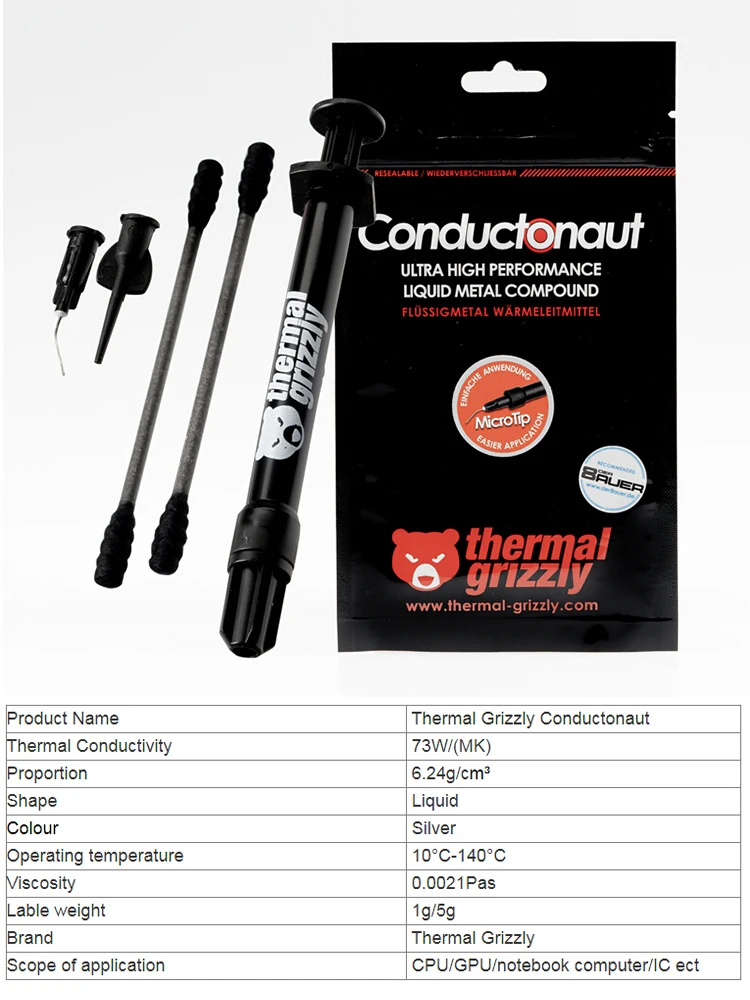 น้ำยาระบายความร้อนชนิดเหลว ค่า - Thermal Paste บทวิจารณ์และราคา