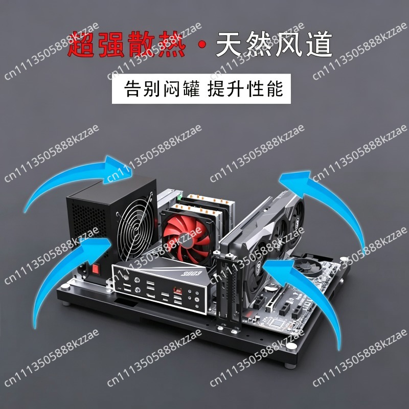 เคสคอมพิวเตอร์แบบเปิดสำหรับทดส - Pc Gaming Test บทวิจารณ์และราคา