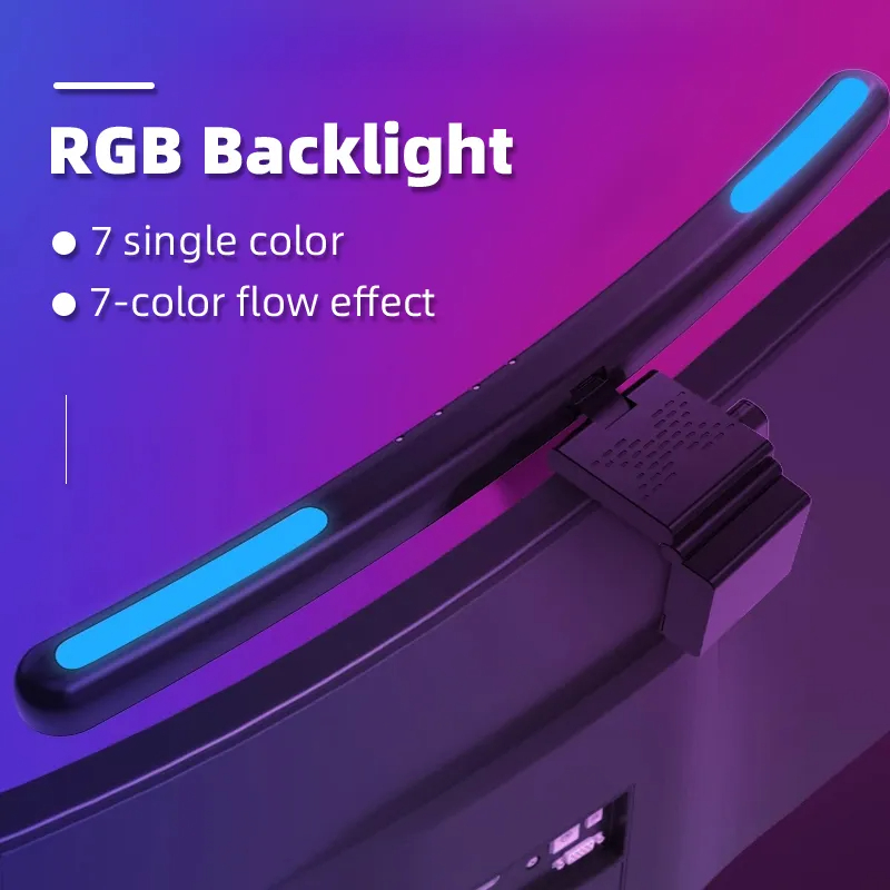 โคมไฟหน้าจอแอลอีดีโค้ง USB RGB - Pc Gaming Lounge บทวิจารณ์และราคา