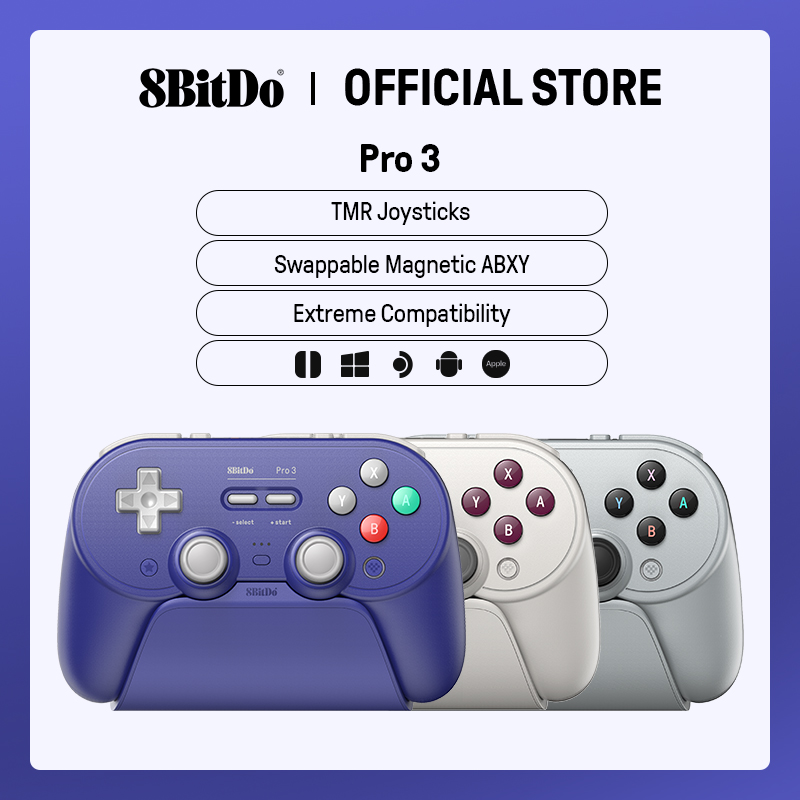 8BitDo Pro 3 คอนโทรลเลอร์เกมไร - Pc Gaming Apple บทวิจารณ์และราคา